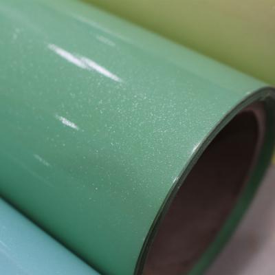 China Película de muebles de PVC de alto brillo resistente a los arañazos 1260 mm espesor 0,1-0,5 mm en venta