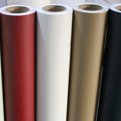 China Waterproof Self Adhesive PVC Film Plain Color 0.08mm-0.15mm High Strength for sale
