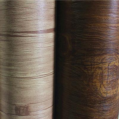 China Hochfeste Holzkorn selbstklebende Dekorationsfolie PVC Supermatte Oberfläche zu verkaufen