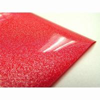 Quality 100m-400m Red Glossy Rigid PVC Decorative Foil Roll For Indoor Cabinet Covering for sale