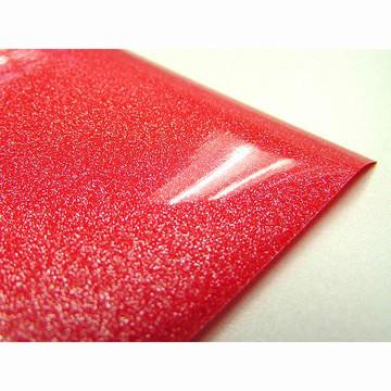 China Rollo de papel de PVC rígido y brillante rojo para cubiertas de gabinetes interiores en venta