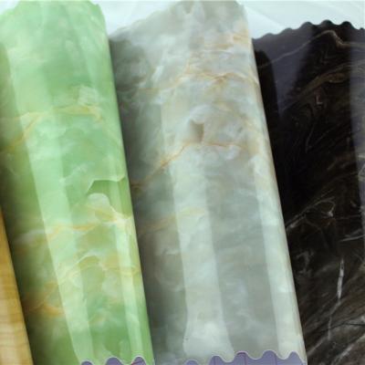 China OEM ODM Rolos de papel decorativo de película de PVC de mármore para móveis de interior à venda