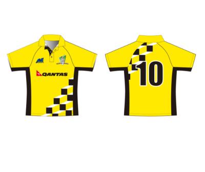 China Combo Fully Sublimation Transfer Team Cricket Jersey Short Sleeve Custom Design for sale