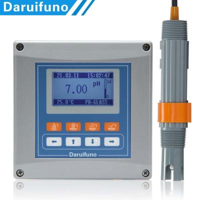 China -2 ～ 16PH 1000 Ω Two SPST Relays Online PH ORP Analyzer For Aquaculture Water Treatment for sale