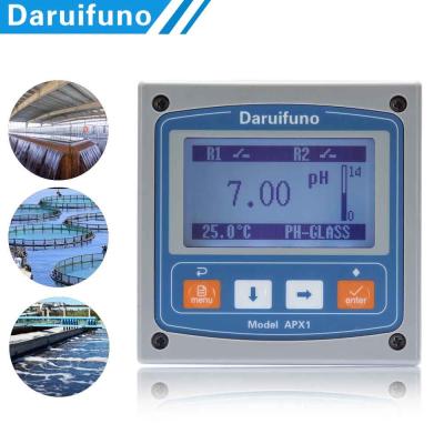China Large LCD Screen 0 ~ 60℃ Online PH ORP Controller With Power Off Protection for sale