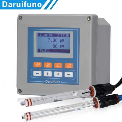China 2 Sensors RS485 PH ORP Controller Dual Channel Analyzer For Water Quality for sale