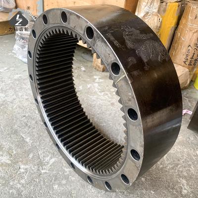 中国 E320C Excavator Swing Ring Gear Rotary Hydraulic Construction Machinery Parts 販売のため
