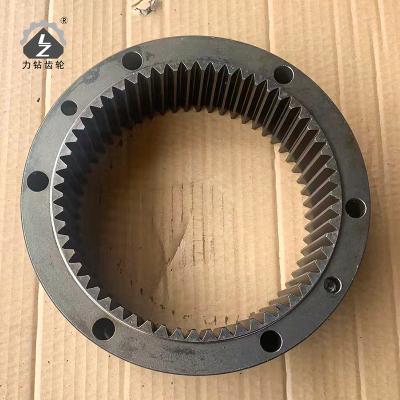 China Rotary Swing Ring Gear SK60 6 Excavator Construction Machinery Parts for sale