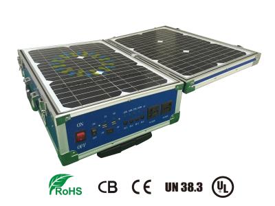 China Lifepo4 12V 60AH Storage Battery Systems With Solar Panel For Portable UPS for sale