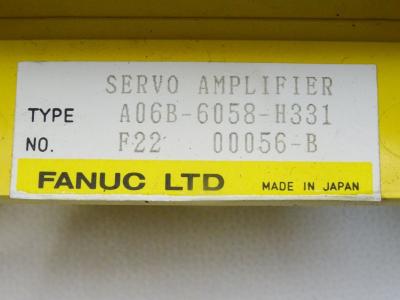 중국 A06B-6058-H331 Fanuc Servo Drive for Industrial 판매용