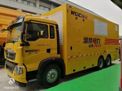 China Truck Mounted Diesel Engine Generator Set With 380v Out Put for sale