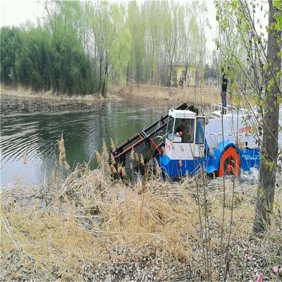 China Aquatic Weed Harvesting Machine 1000m3  hydraulic tank save labor force for sale