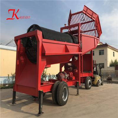China 150KW Gold Trommel Wash Plant Gold Separator Machine Gold Extraction Equipment for sale