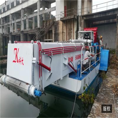 China Salvage 5000m3 Aquatic Weed Harvesting Machine For Floating Garbage for sale