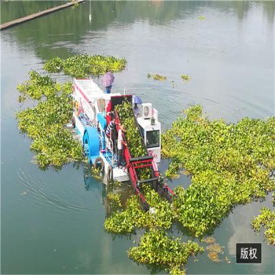 Chine machine de fauchage de plante aquatique de machine de retrait de mauvaise herbe de l'eau 15M3 à vendre