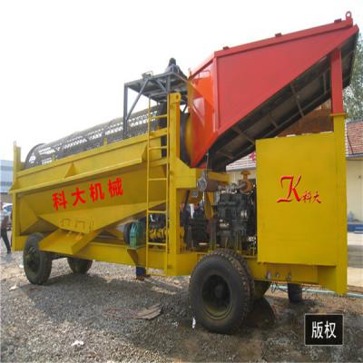 China Maquinaria de separação mineral da tela móvel do Trommel da areia do ouro do cascalho 530*1800 à venda