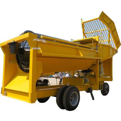 China Gold Mining Machinery 10T/H Gold Trommel Wash Plant Rotary Scrubber For Ore Washing for sale