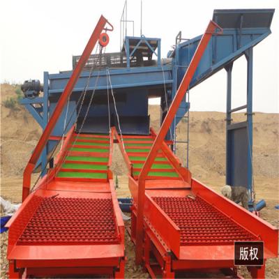 China Pequena escala 5TPH - equipamento de mineração do ouro da planta da lavagem do Trommel do ouro 10TPH à venda