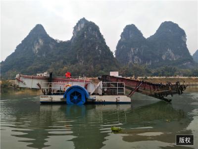 Chine Moissonneuse aquatique de mauvaise herbe de rendement élevé pour la coupure de nettoyage d'algues de rivière à vendre