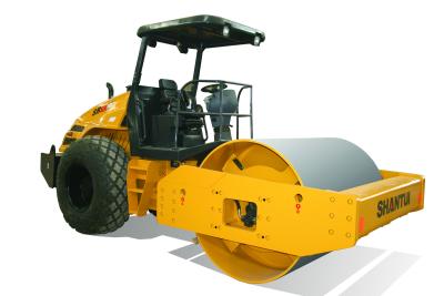 China Single Drum Shantui Hydraulic Road Roller With Vibration Compactor for sale