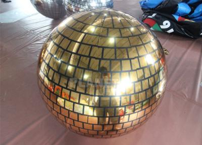 China Bola de espejo inflable del espejo de la bola de las bolas de discoteca de la decoración inflable enorme reflexiva inflable material reflexiva de la boda en venta