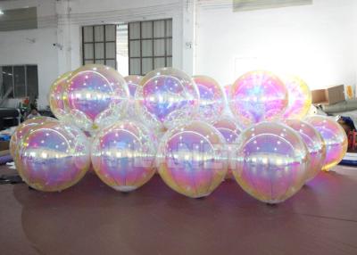 China Bola de espejo inflable gigante de las bolas inflables enormes reflexivas de la Navidad del PVC de la decoración de la boda en venta