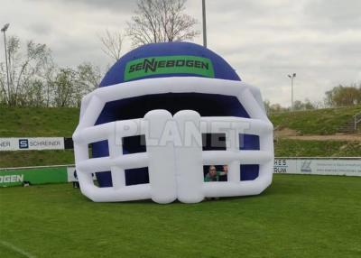 China High School Inflatable Football Helmet Tunnel Inflatable Football Team Helmet Tunnel Entrance For Sport Teams for sale