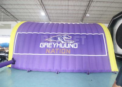 China Customized Large Blow Up Mascot Football Game Starting Entrance Inflatable Helmet Tunnel for sale