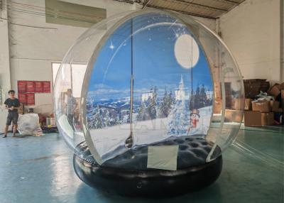 China Customized Clear Inflatable Snow Globes Giant Outdoor Blow Up Snow Globe for sale