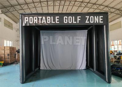 China Air Sealed Portable Home Backyard Inflatable Golf Hitting Cage for sale