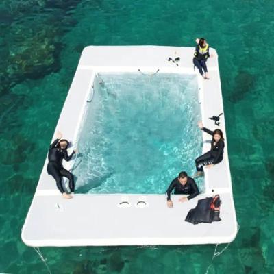 China Portable Inflatable Yacht Ocean Pool Inflatable Jellyfish Pool for sale