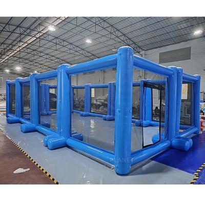 China Juegos deportivos comerciales de paintball inflables Arena de paintball de PVC Campo de paintball para la venta en venta