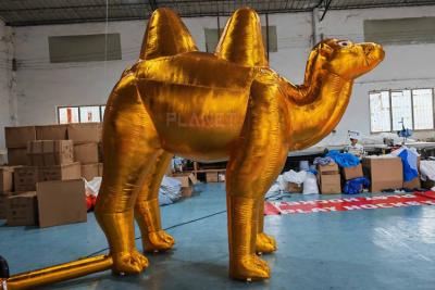 China Customized Oxford Cloth Inflatable Camel Giant Life Size Camel Model For Decoration for sale