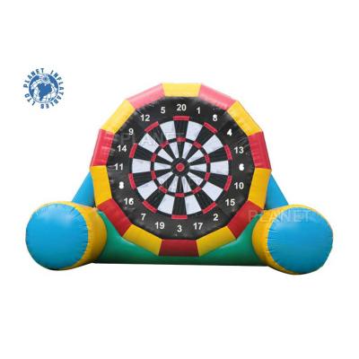 China Inflatable Dart Board Outdoor Soccer Shoot Dart Football Kick Shooting Dartboard For Sport Game for sale
