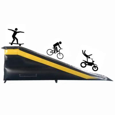 China Bolsa de aire inflable de aterrizaje de PVC para bicicleta Bolsa de aire inflable de salto para FMX MTB BMX en venta