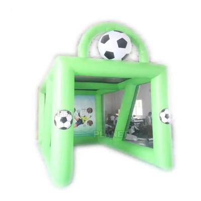 China Outdoor Carnival Inflatable Soccer Goal Target Football Penalty Shootout PVC Soccer Kick Game for sale