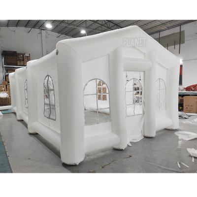 China Outdoor White Inflatable Marquee Wedding Tent Event Party Tent Inflatable Canopy Tent for sale