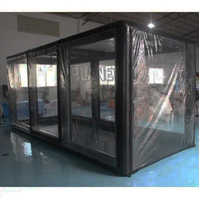 China Op maat gemaakte draagbare opblaasbare autovertrek tent luchtdicht autovertrek shelter autovertrek tent voor parkeren Te koop