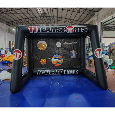 China Hot Sale Airtight Inflatable Penalty Shootout Inflatable Football Goal PVC Soccer Goal en venta