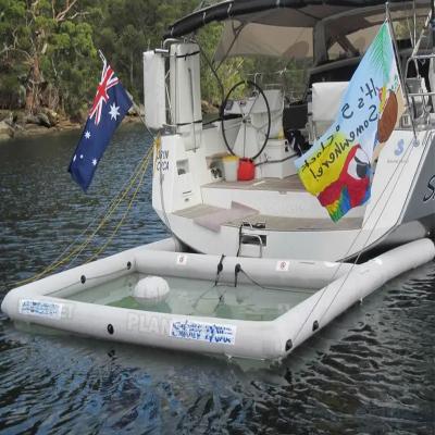 중국 Durable Airtight Inflatable Ocean Pool PVC Inflatable Sea Pool Floating Sea Swimming Pool With Net 판매용