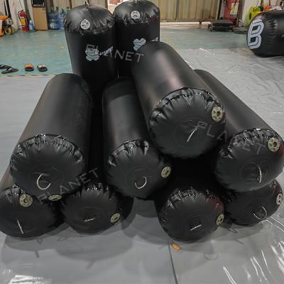 China Heavy Duty Floating Marine Inflatable Boat Fender PVC Inflatable Fender Cylindrical Inflatable Fenders for sale