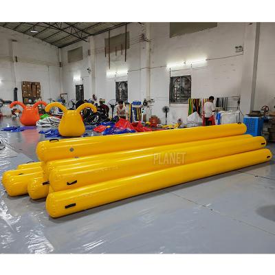 China Floating Triathlon Inflatable Tube Buoy Water Swimming Race Marker Buoy Inflatable Pipe for sale