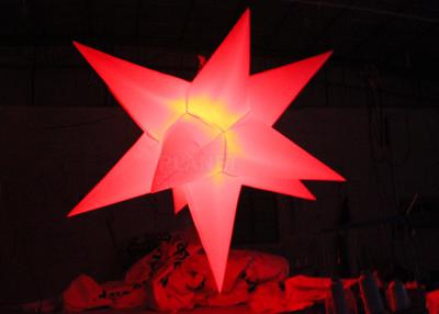 China Shinning Inflatable Led Star Beautiful LED Inflatable Hanging Led For Party for sale