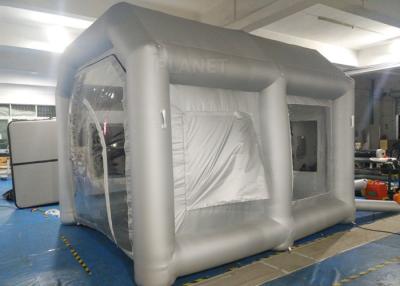 China Mobile Inflatable Spray Booth 4 M * 3.4 M * 3 M For Car Spray Painting for sale