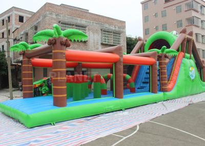 China Waterproof Inflatable Obstacle Course 7.3 * 3.6 * 4.7 M CE / UL Blower for sale