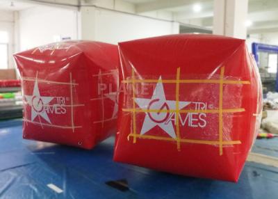 China Square Inflatable Marker Buoy , Floating Marker Buoys Apply To Ocean for sale