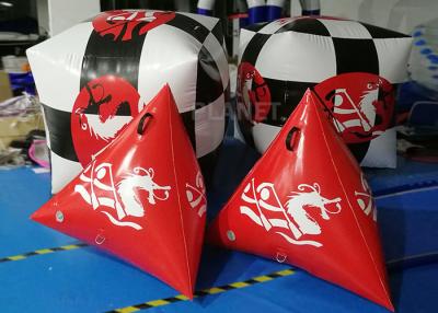China 2 Meter Water Marine Marker Buoys Inflatable Cube Buoys OEM Service for sale