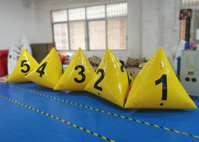 China Advertising Waterproof Inflatable Marker Buoy Yellow Color 2 Years Warranty for sale