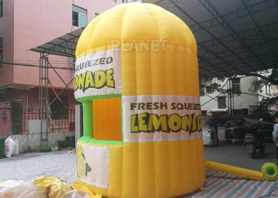 China Lightweight Inflatable Lemonade Stand One Door And One Window Long Life Span for sale