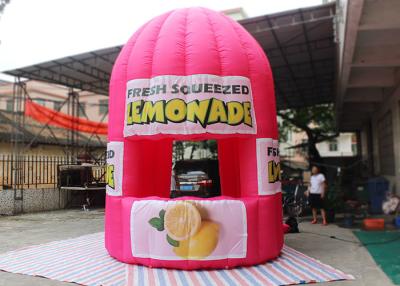 China Tienda inflable de la publicidad roja púrpura tienda alta de la limonada de 4 M para el acontecimiento en venta